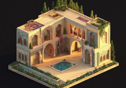 یکی از آثار مد ماراکا در سبک voxel art